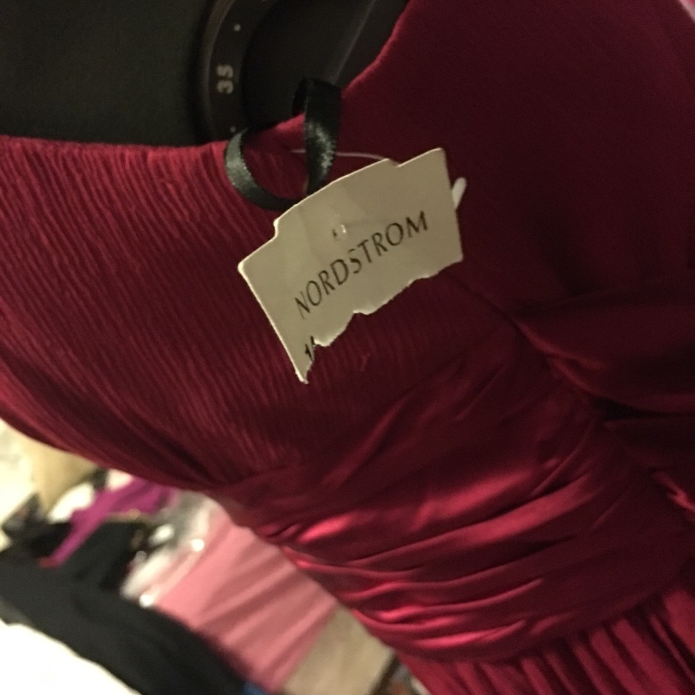 Maggy London NWT GORGEOUS Red Cocktail Dress 14 - Picture 3 of 4